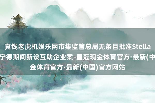 真钱老虎机娱乐网市集监管总局无条目批准Stellantis N.V.与宁德期间新设互助企业案-皇冠现金体育官方·最新(中国)官方网站